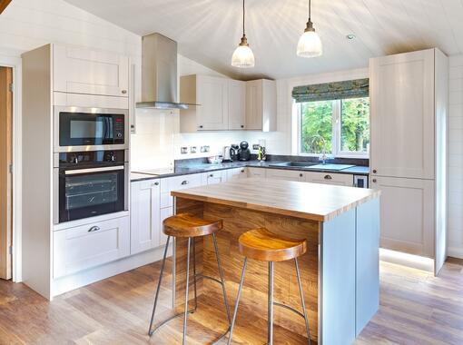 Open plan lounge dining and kitchen area