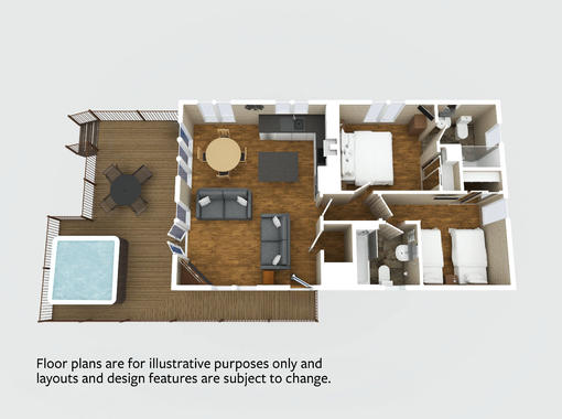 Floor plan of Chatsworth Elite Vogue 2 Spa Plus