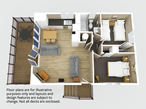 Floor plan of Haddon Classic Vogue