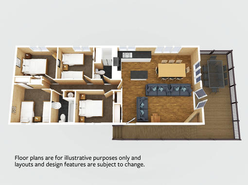 Floor plan of Haddon Classic Vogue 4