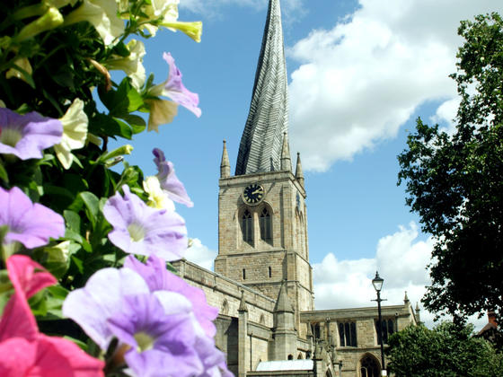 Crooked spire in Chesterfield
