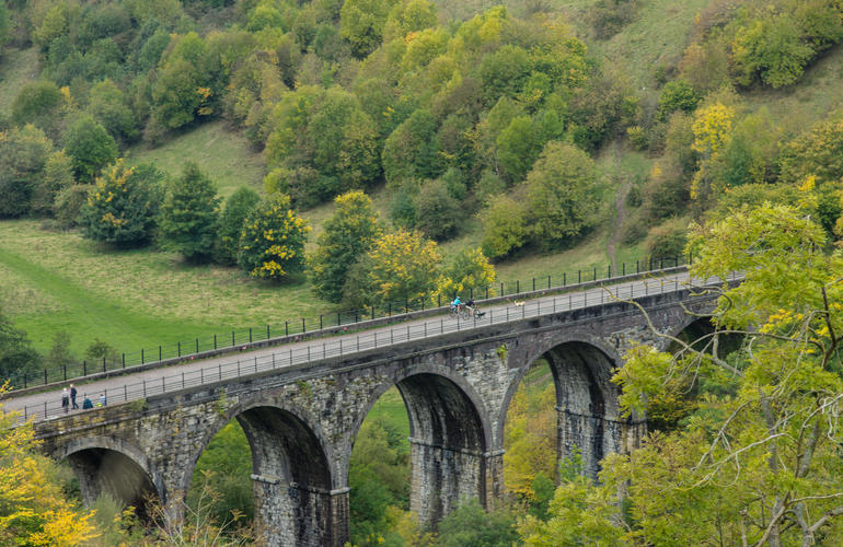 Viaduct bridge on the monsal trail