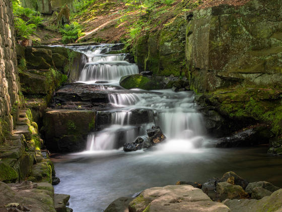 Waterfalls at lumsdale